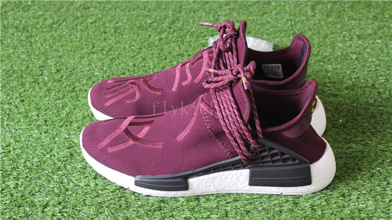 Real Boost Parrell Williams Adidas NMD Family & Friend Wine Red